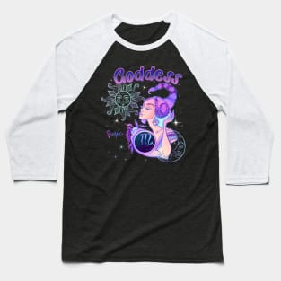 Zodiac Scorpio Goddess Queen Horoscope Baseball T-Shirt